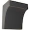 Ekena Millwork 5 1/4"W x 4"D x 6"H Clarksville Wood Vintage Decor Bracket, Black BKTWD05X04X06CVBL - alternate 1